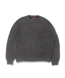 画像2: HIDEANDSEEK(ハイドアンドシーク) / Garment Dye Rib Knit Sweater (2)