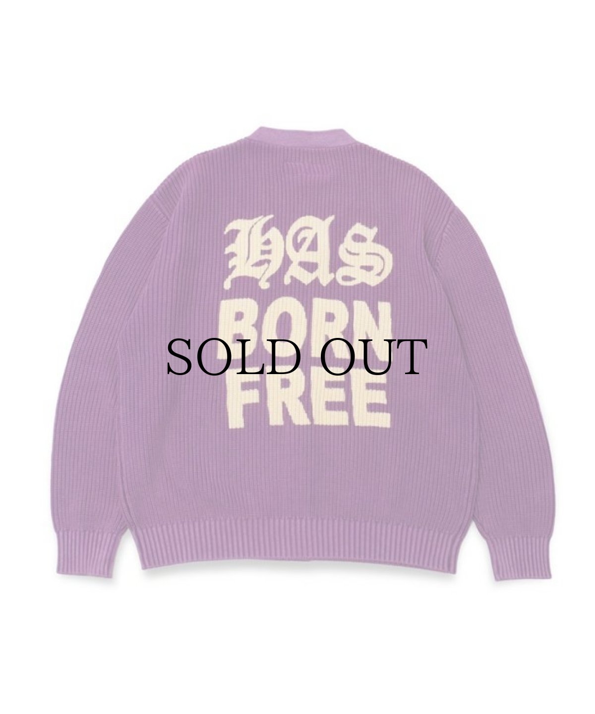 画像7: HIDEANDSEEK(ハイドアンドシーク) / Garment Dye Rib Knit Cardigan (7)