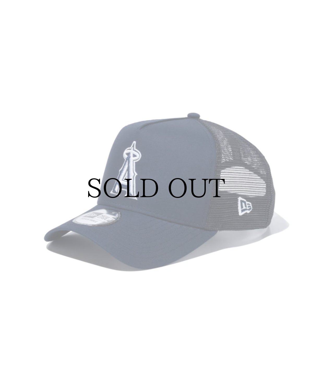 画像1: NEW ERA / 9FORTY A-Frame トラッカーMLB Typewriter タイプライター ロサンゼルス・エンゼルス ネイビー (1)