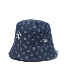 画像1: NEW ERA / バケット01 セーラーブリム Sailor Brim MLB Jacquard ニューヨーク・ヤンキース ネイビー × クローム (1)