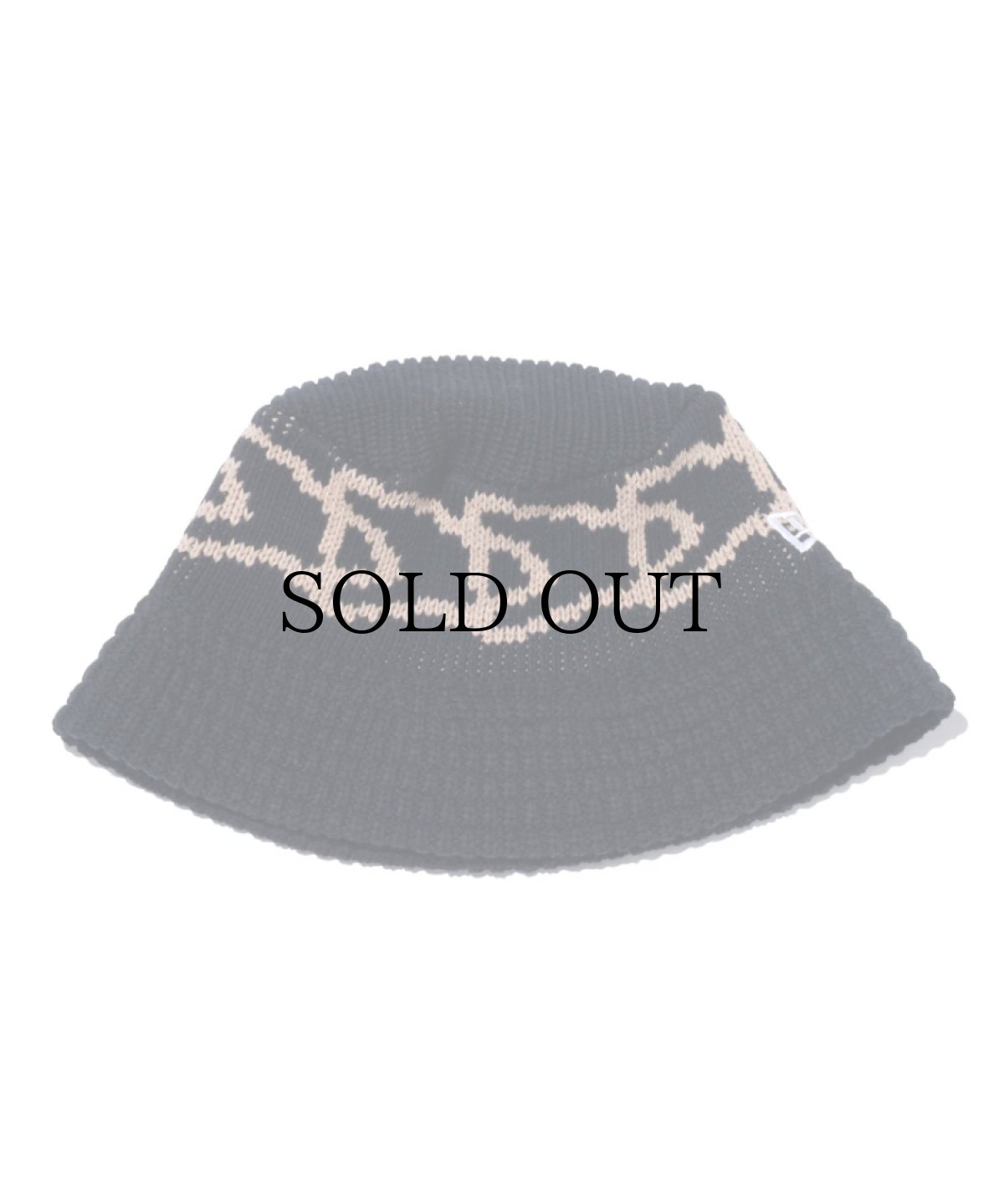 画像2: NEW ERA / Knit Bucket フラッグ ブラック (2)