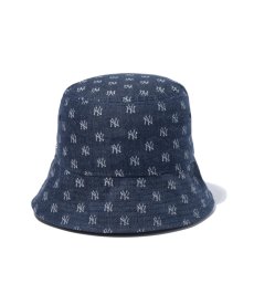 画像2: NEW ERA / バケット01 セーラーブリム Sailor Brim MLB Jacquard ニューヨーク・ヤンキース ネイビー × クローム (2)