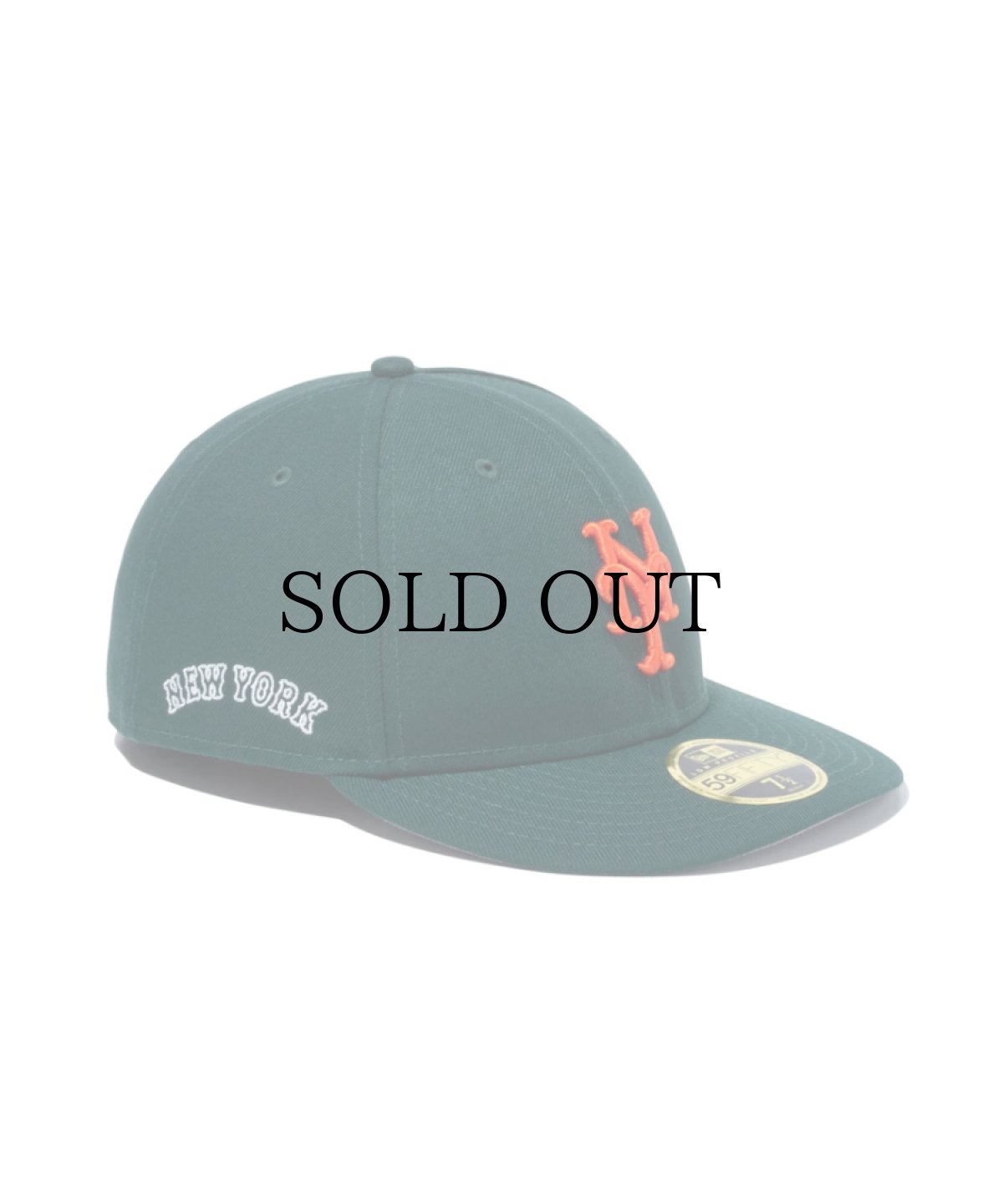 画像1: NEW ERA / LP 59FIFTY Gray Undervisor ニューヨーク・メッツ ダークグリーン グレーアンダーバイザー (1)