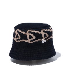 画像1: NEW ERA / Knit Bucket フラッグ ブラック (1)