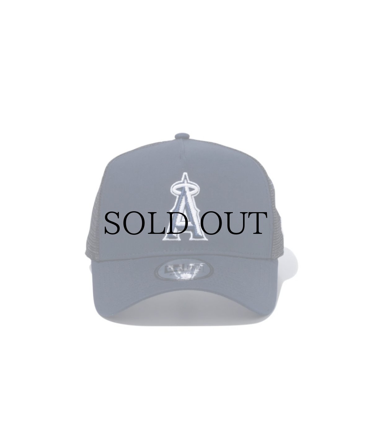 画像2: NEW ERA / 9FORTY A-Frame トラッカーMLB Typewriter タイプライター ロサンゼルス・エンゼルス ネイビー (2)