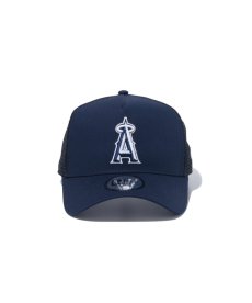 画像2: NEW ERA / 9FORTY A-Frame トラッカーMLB Typewriter タイプライター ロサンゼルス・エンゼルス ネイビー (2)