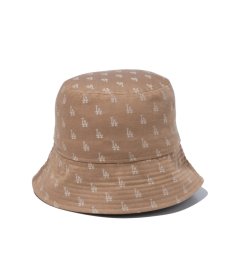 画像2: NEW ERA / バケット01 セーラーブリム Sailor Brim MLB Jacquard ロサンゼルス・ドジャース カーキ × クローム (2)