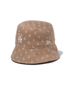 画像1: NEW ERA / バケット01 セーラーブリム Sailor Brim MLB Jacquard ロサンゼルス・ドジャース カーキ × クローム (1)