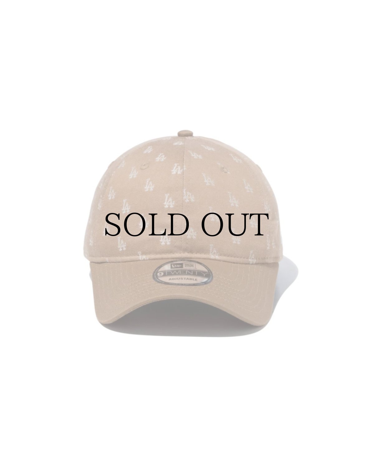 画像2: NEW ERA / 9TWENTY MLB Jacquard ロサンゼルス・ドジャース  カーキ × クローム カーキバイザー (2)