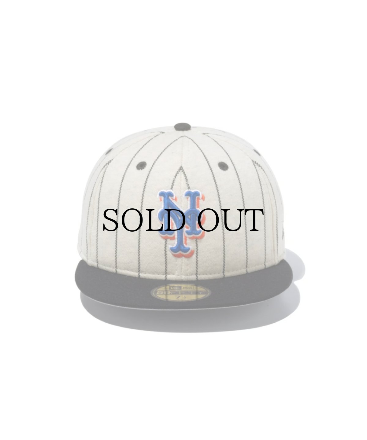 画像2: NEW ERA / 59FIFTY MLB Oatmeal Heather ニューヨーク・メッツ (2)