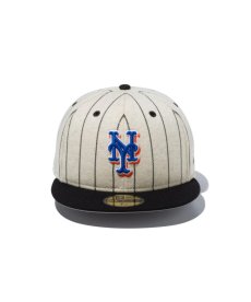 画像2: NEW ERA / 59FIFTY MLB Oatmeal Heather ニューヨーク・メッツ (2)