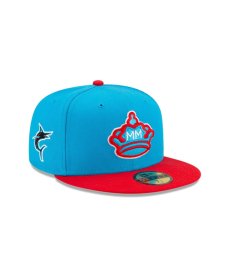 画像1: NEW ERA / 59FIFTY オンフィールド 2024 MLB City Connect マイアミ・マーリンズ (1)