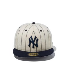 画像2: NEW ERA / 59FIFTY MLB Oatmeal Heather ニューヨーク・ヤンキース (2)