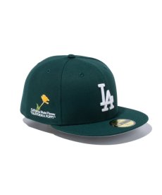 画像1: NEW ERA / 59FIFTY MLB State Flowers ロサンゼルス・ドジャース (1)