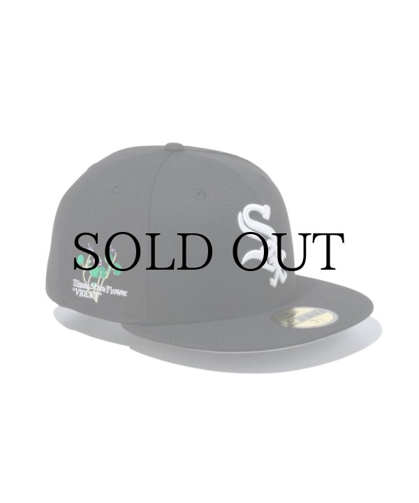 白シャツキャップ革バッグ緑ジャケットにstoneスウェット NEW ERA(ニューエラ) キャップ 59FIFTY MLB State Flowers