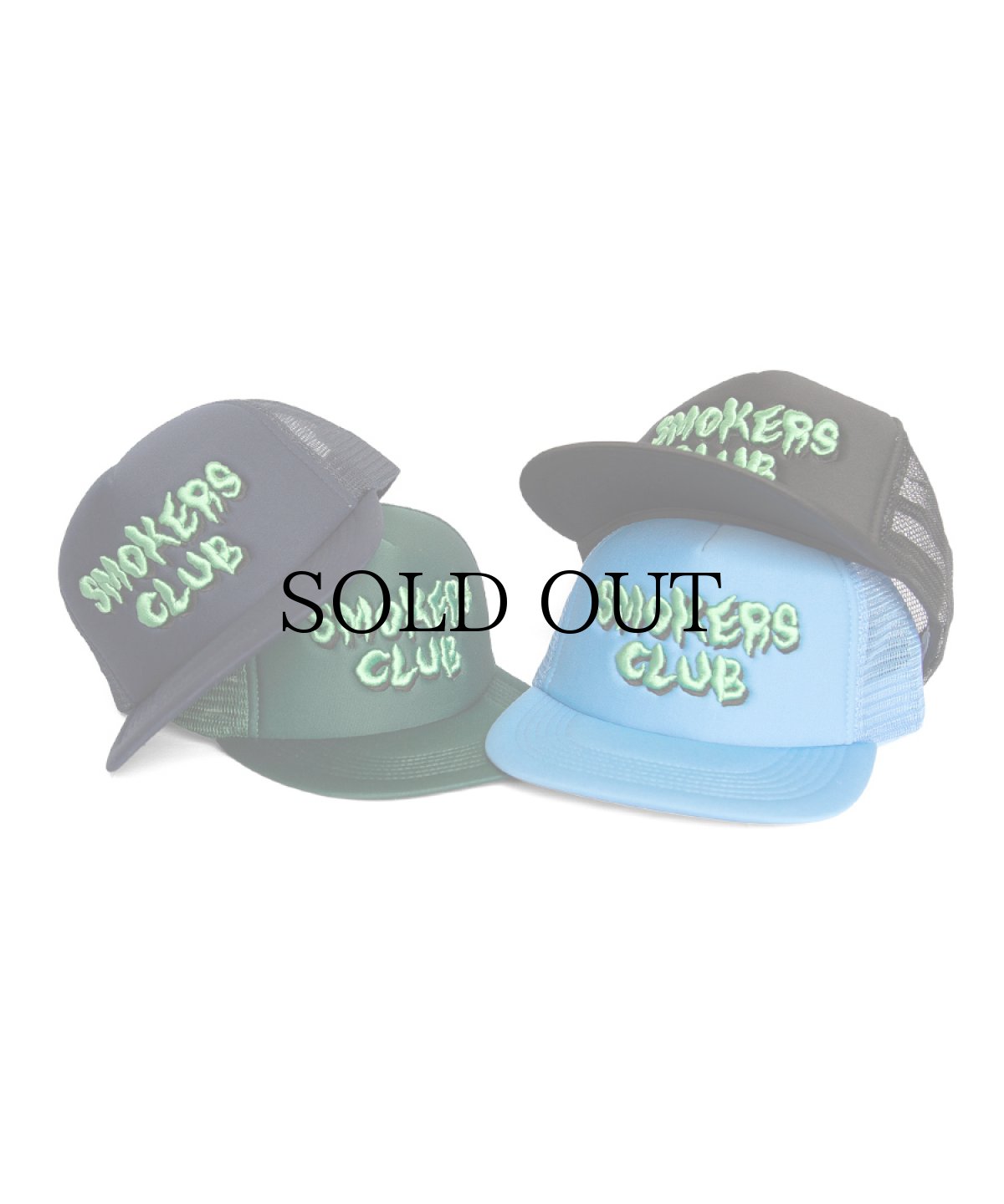 画像1: HAIGHT / [HIROTTON] SMOKERS CLUB MESH CAP (1)