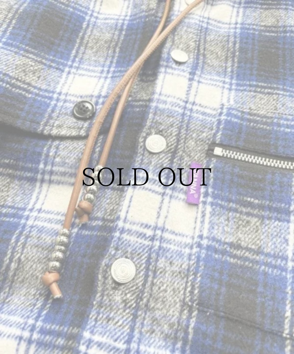 画像5: 【70%OFF】WANNA / WANNA Sherlock Hooded Flannel shirts (5)