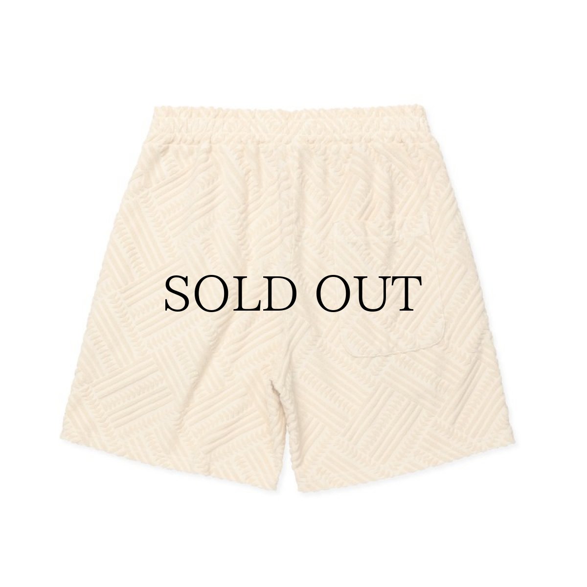 画像4: CALEE(キャリー) / PILE JACQUARD RELAX SHORTS (4)