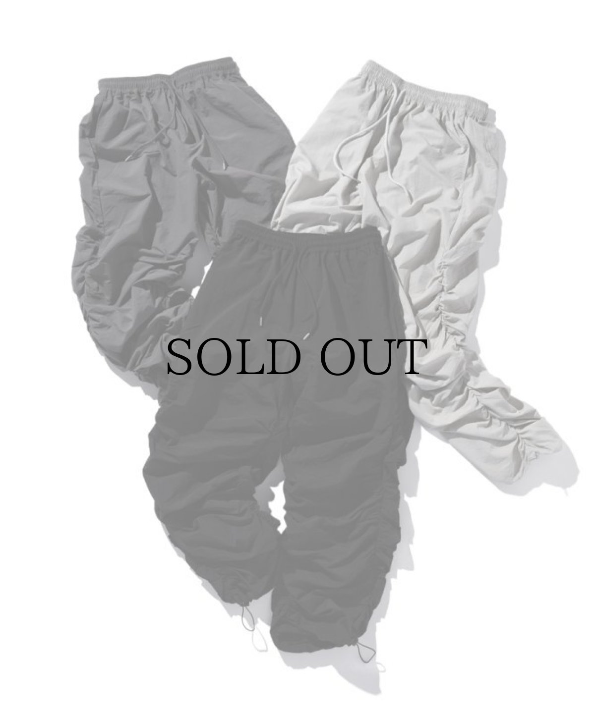 画像1: BLEND(ブレンド) / NYLON SHIRRING PANTS (1)