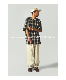 画像11: APPLEBUM(アップルバム) / HOMBRE CHECK COLLARLESS SHIRT (11)