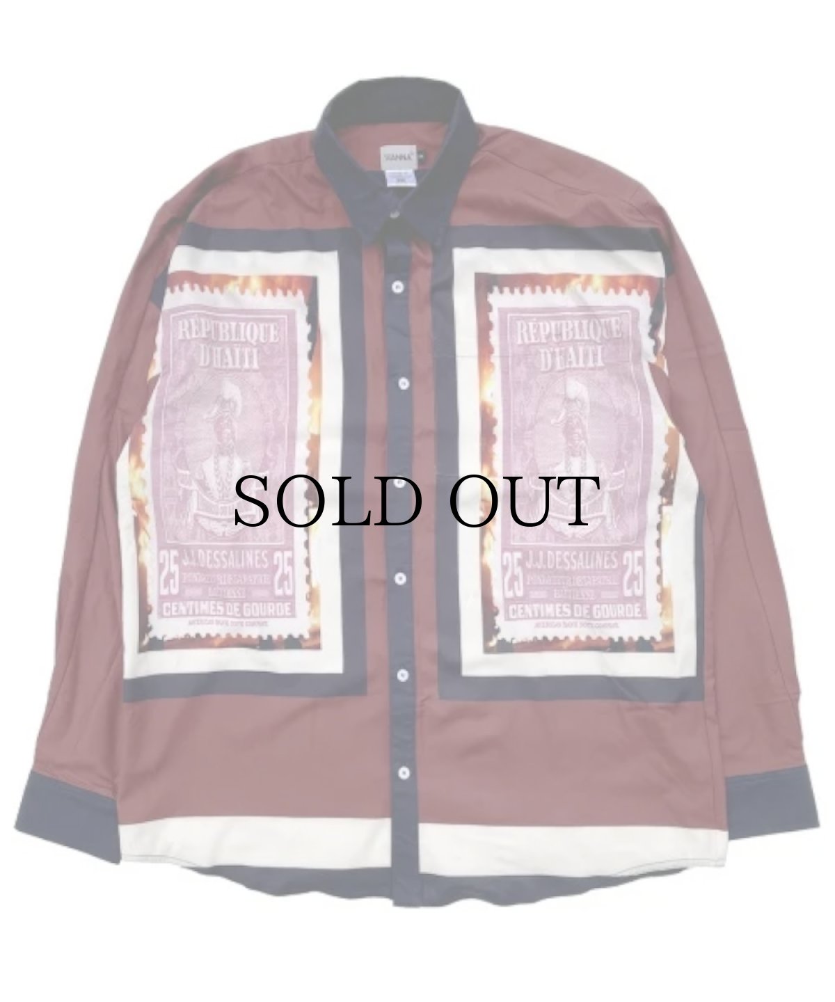 画像2: 【70%OFF】WANNA / WANNA "Stamp” Shirts L/S  (2)