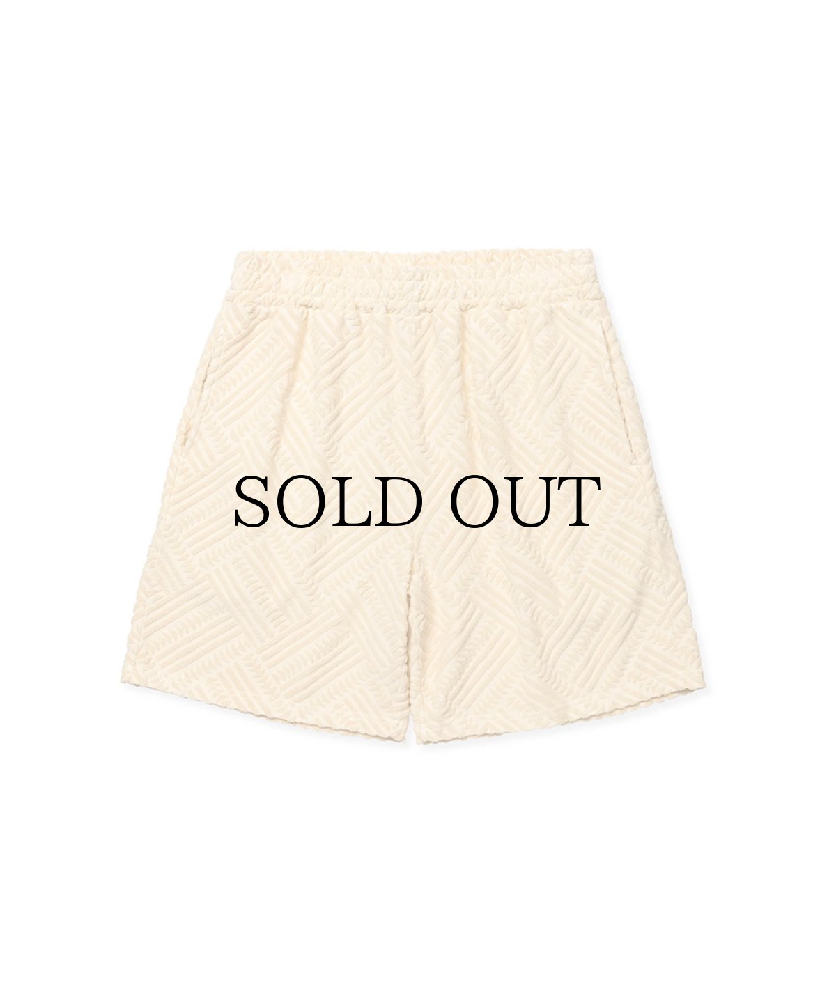 画像3: CALEE(キャリー) / PILE JACQUARD RELAX SHORTS (3)