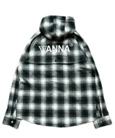 画像4: WANNA / WANNA Sherlock Hooded Flannel shirts (4)