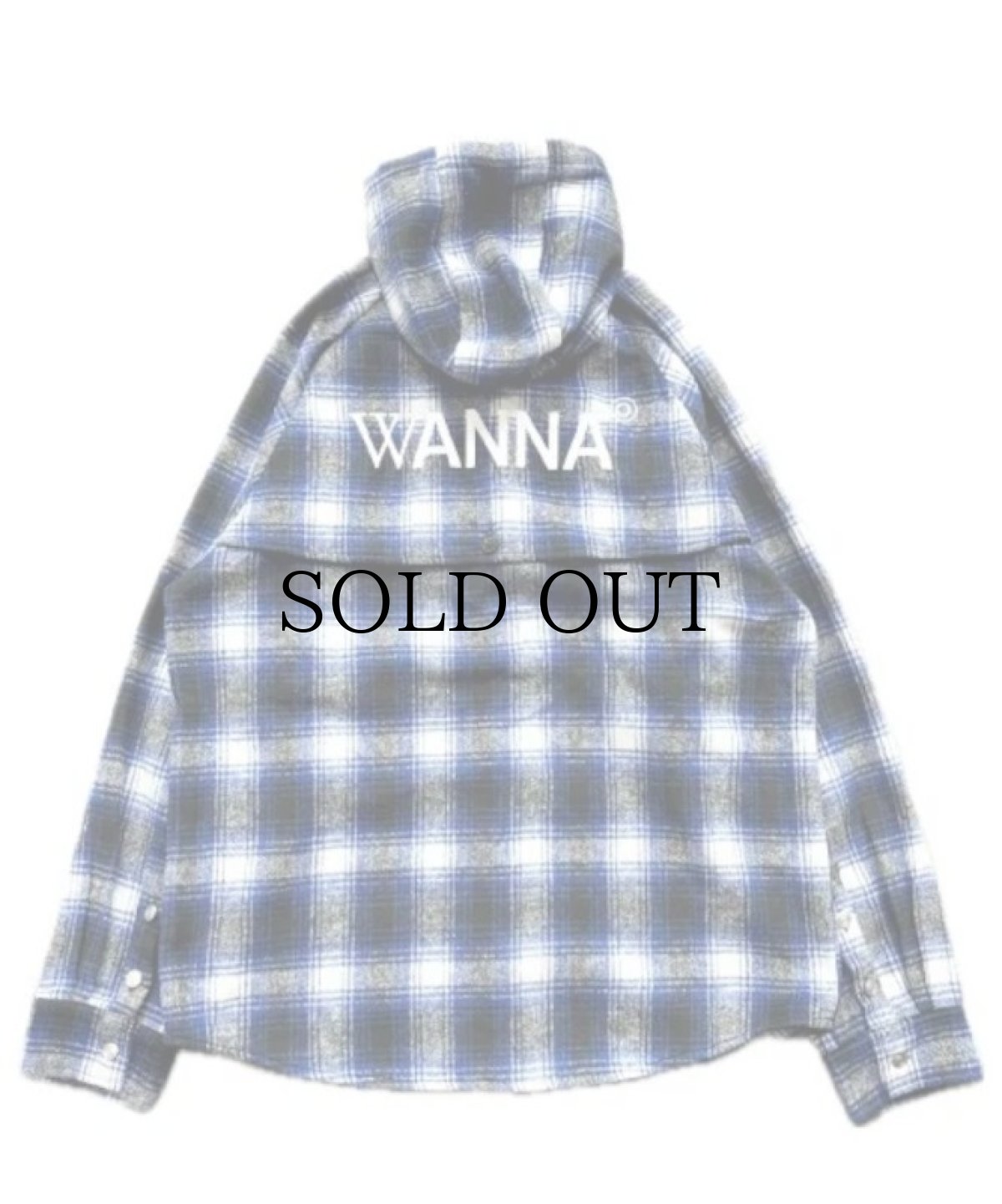 画像3: 【70%OFF】WANNA / WANNA Sherlock Hooded Flannel shirts (3)