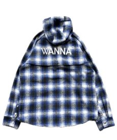 画像3: WANNA / WANNA Sherlock Hooded Flannel shirts (3)