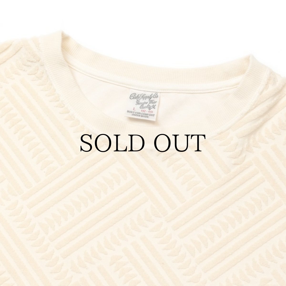 画像4: CALEE(キャリー) / PILE JACQUARD DROP SHOULDER CS (4)