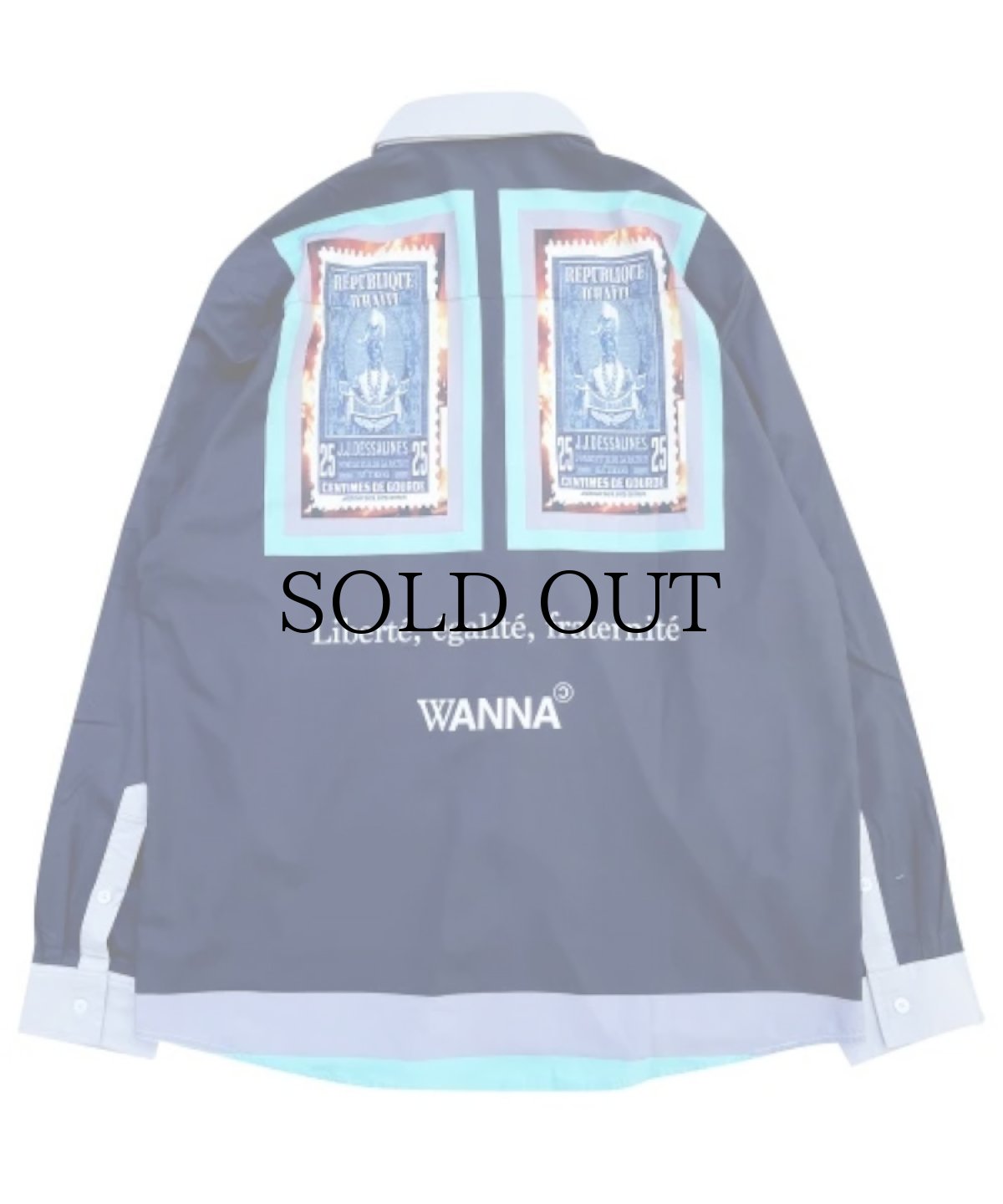 画像3: 【70%OFF】WANNA / WANNA "Stamp” Shirts L/S  (3)