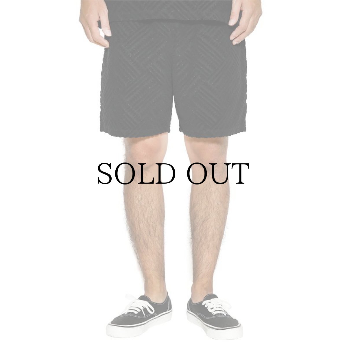 画像9: CALEE(キャリー) / PILE JACQUARD RELAX SHORTS (9)