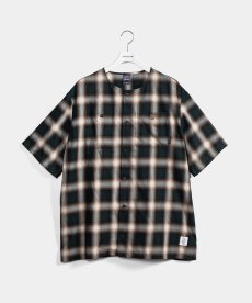 画像1: APPLEBUM(アップルバム) / HOMBRE CHECK COLLARLESS SHIRT (1)