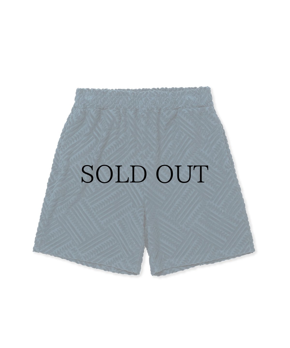 画像2: CALEE(キャリー) / PILE JACQUARD RELAX SHORTS (2)