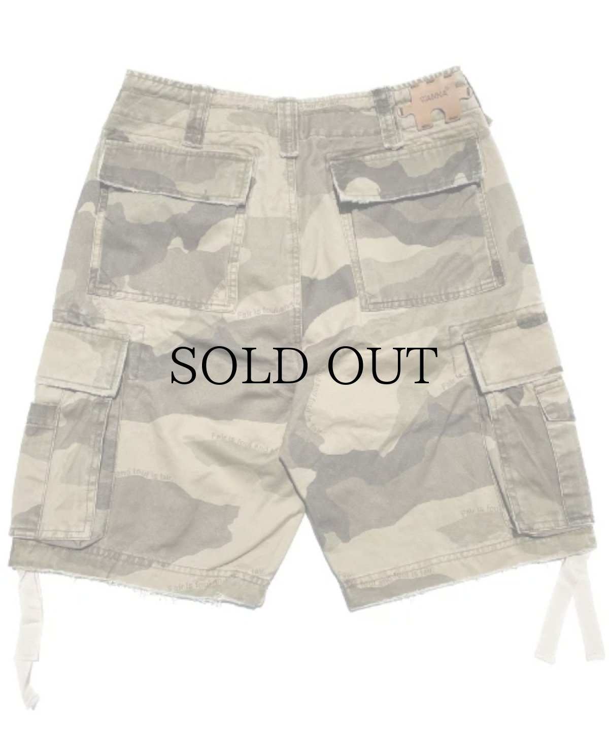 画像2: 【20%OFF】WANNA / WANNA Mirageland cargo shorts (2)