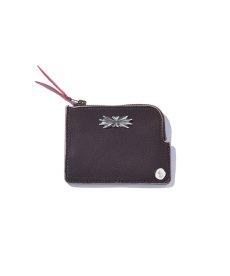 画像2: LARRY SMITH(ラリースミス) / DEER SKIN L ZIP WALLET (BUTTERFLY SHELL) (2)