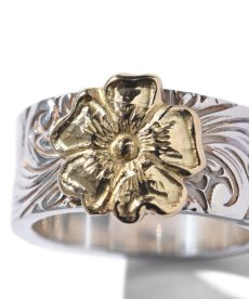 画像4: LARRY SMITH(ラリースミス) / KARAKUSA ROSE RING No. 55 (10mm, 18K GOLD ACCENT) (4)