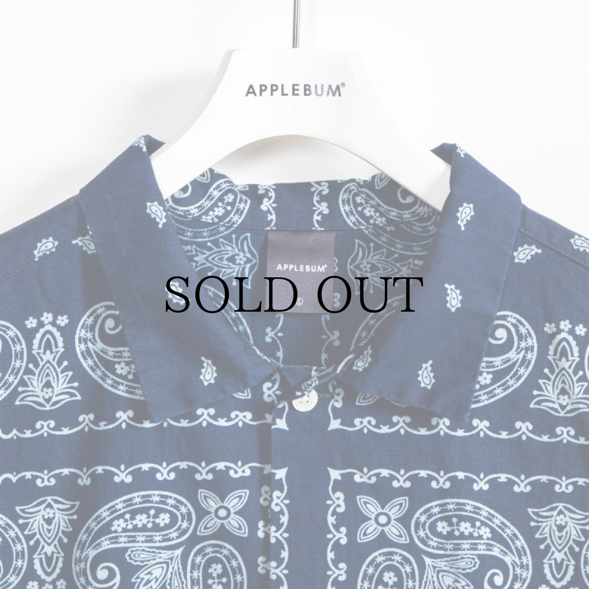 画像3: APPLEBUM(アップルバム) / INDIGO PAISLEY SHIRT (3)