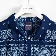 画像3: APPLEBUM(アップルバム) / INDIGO PAISLEY SHIRT (3)