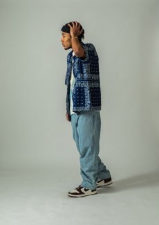 画像6: APPLEBUM(アップルバム) / INDIGO PAISLEY SHIRT (6)