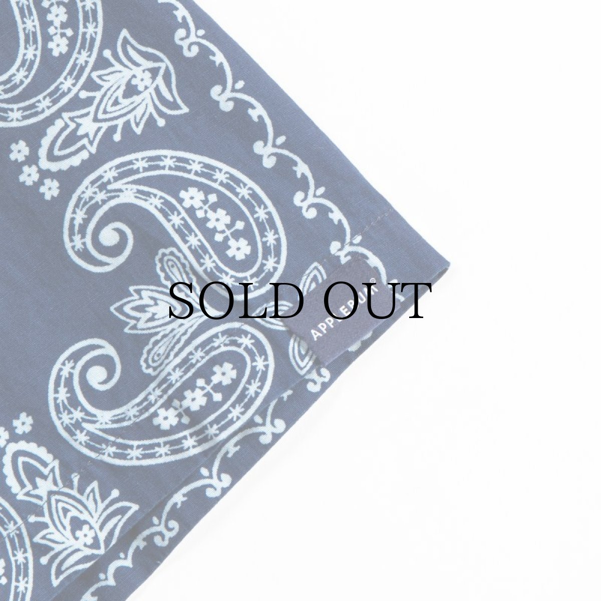 画像4: APPLEBUM(アップルバム) / INDIGO PAISLEY SHIRT (4)