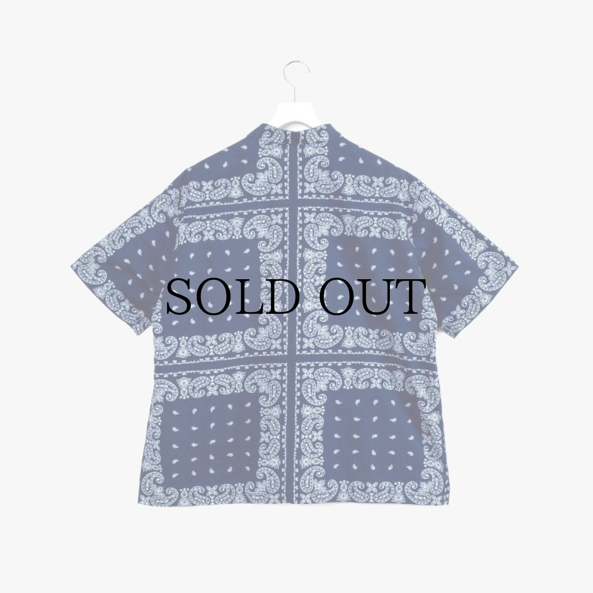 画像2: APPLEBUM(アップルバム) / INDIGO PAISLEY SHIRT (2)