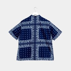 画像2: APPLEBUM(アップルバム) / INDIGO PAISLEY SHIRT (2)