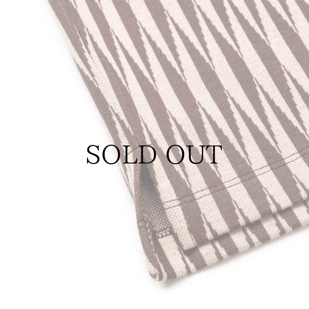 画像6: CALEE(キャリー) / DIAMOND JACQUARD DROP SHOULDER ZIP POLO (6)