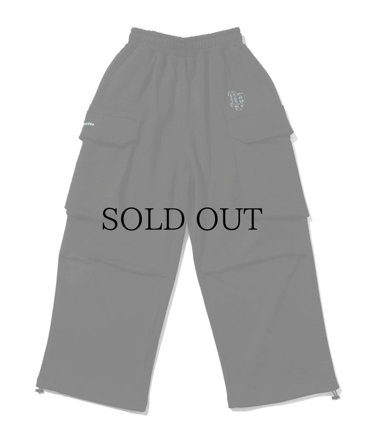 画像2: 【RESTOCK】LFYT(ラファイエット) / LFYT × EL REIGN SOLID LF LOGO WIDE SWEAT CARGO PANTS (2)