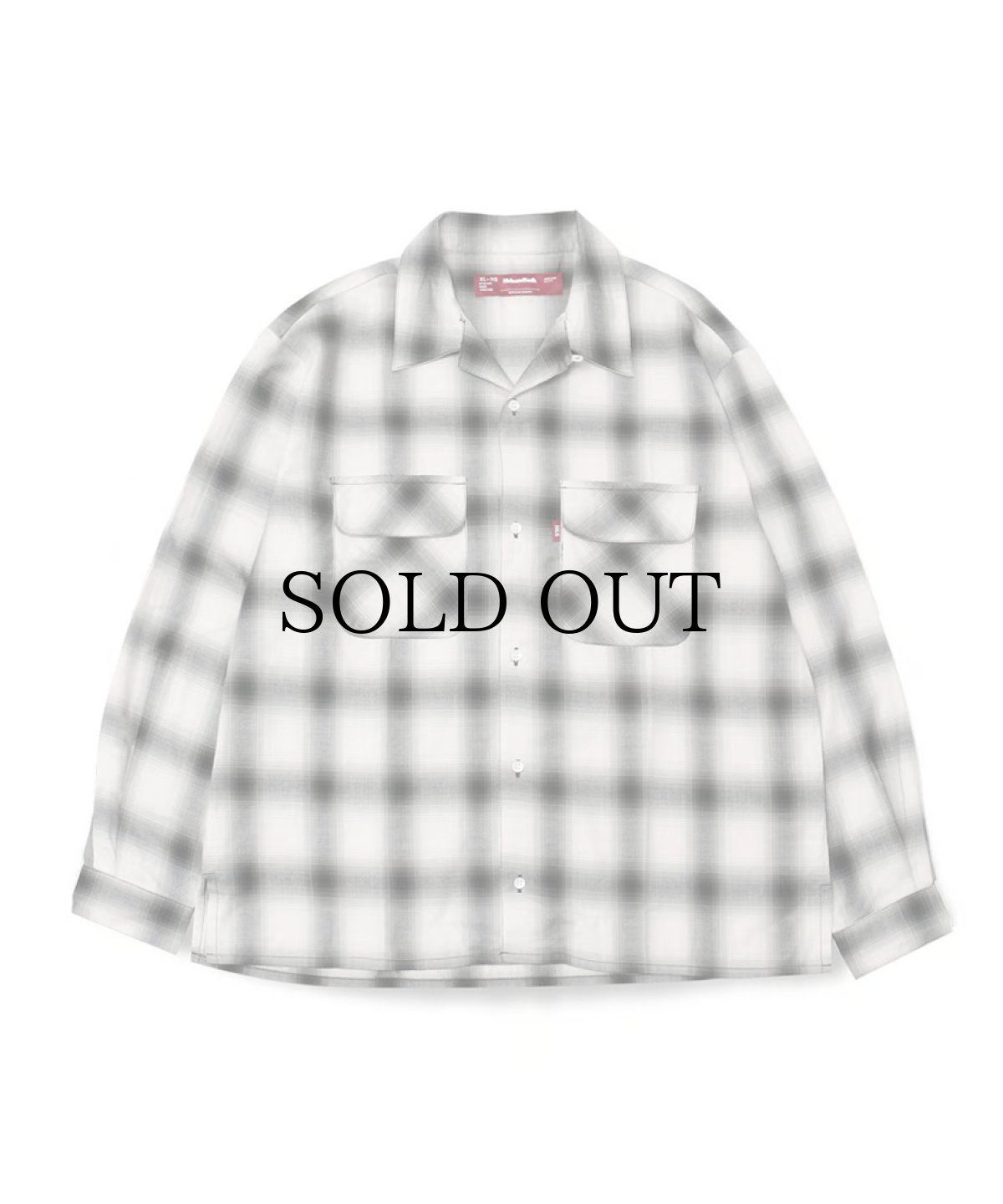 画像2: HIDEANDSEEK(ハイドアンドシーク) / Ombre Check L/S Shirt(24ss) (2)