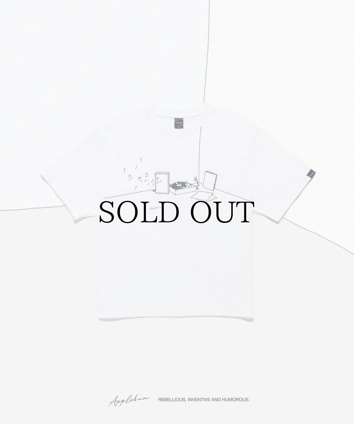 画像2: APPLEBUM(アップルバム) / "GOOD MUSIC" T-SHIRT 12OZ (2)