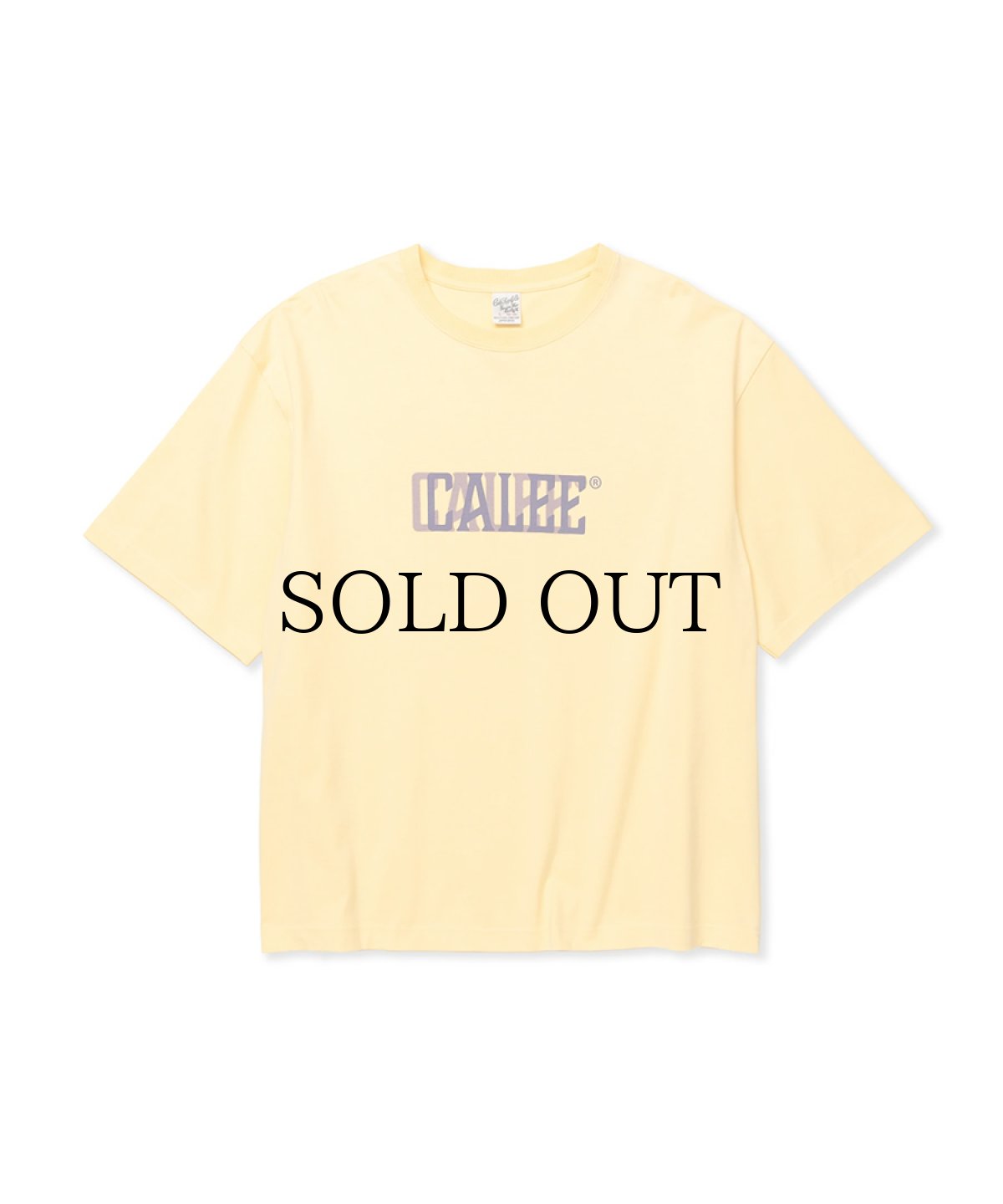 画像4: CALEE(キャリー) / DROP SHOULDER CALEE BLUR LOGO TEE (4)