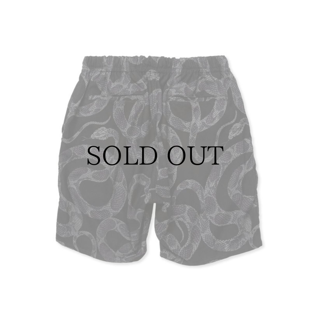 画像2: CALEE(キャリー) / R/P ALLOVER SNAKE PATTERN EASY SHORTS <LIMITED> (2)