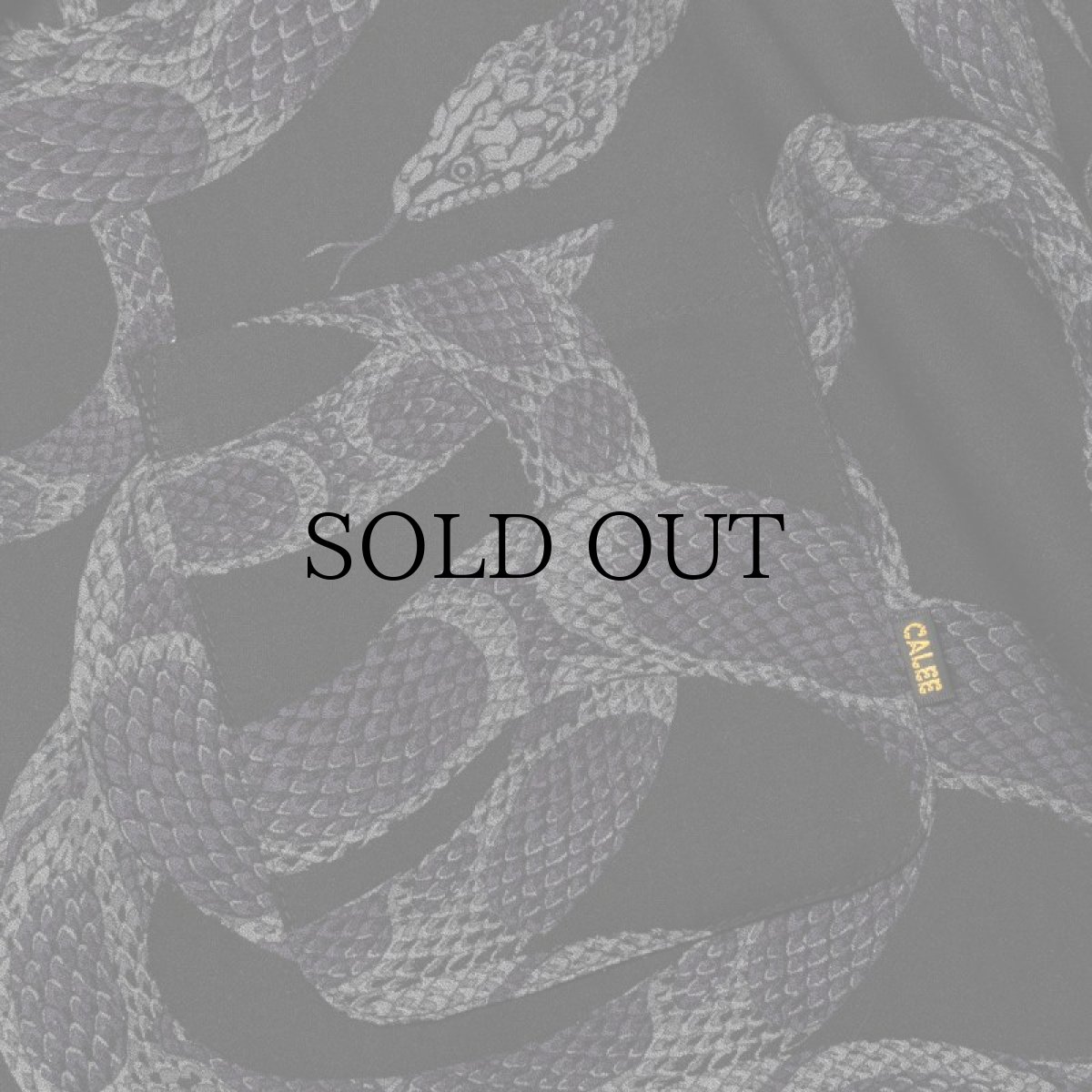 画像4: CALEE(キャリー) / R/P ALLOVER SNAKE PATTERN SH <LIMITED> (4)